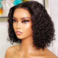 Glueless Wigs Human Hair Pre Plucked Pre Cut Bob Wig Human Hair 180% Density 4x4 Water Wave Lace Closure Wigs Human Hair For Woman Glueless Wigs Human Hair Lace Front Wigs