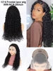 Bulk Buy 26 28 30  Inch 200 Density Waterwave Human Hair Wigs for Women 13x4 Transparent Wigs Human Hair Lace Front Water Wave