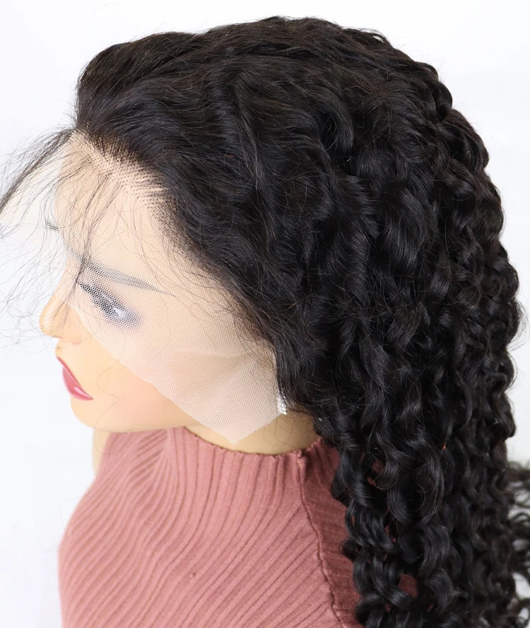 Bulk Buy 26 28 30  Inch 200 Density Waterwave Human Hair Wigs for Women 13x4 Transparent Wigs Human Hair Lace Front Water Wave