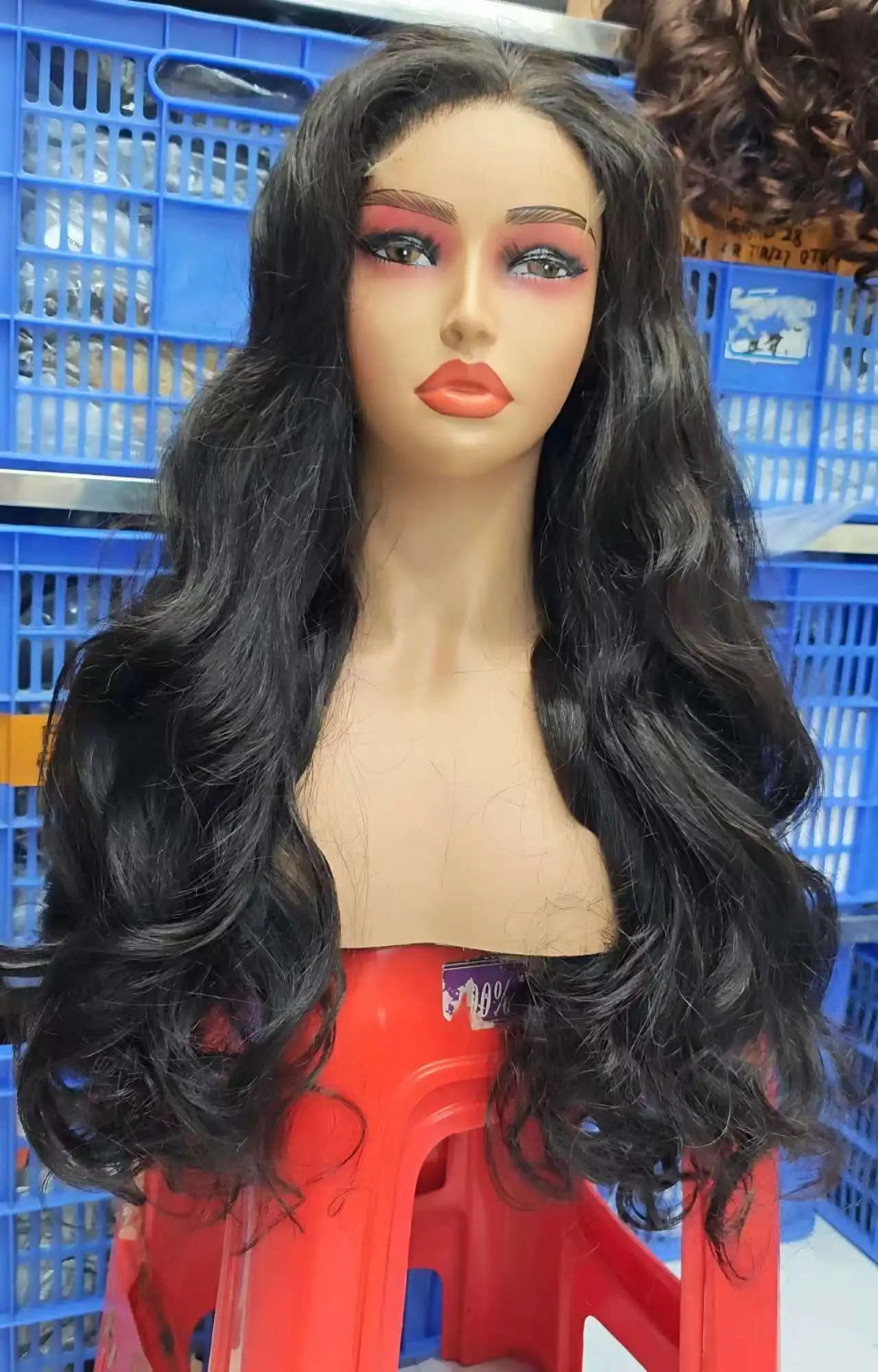 Natural Human Hair Lace Front Wigs Glueless  Raw Hair Bouncy Curly Pre Pluck Glueless Human Hair Wig for Black Women