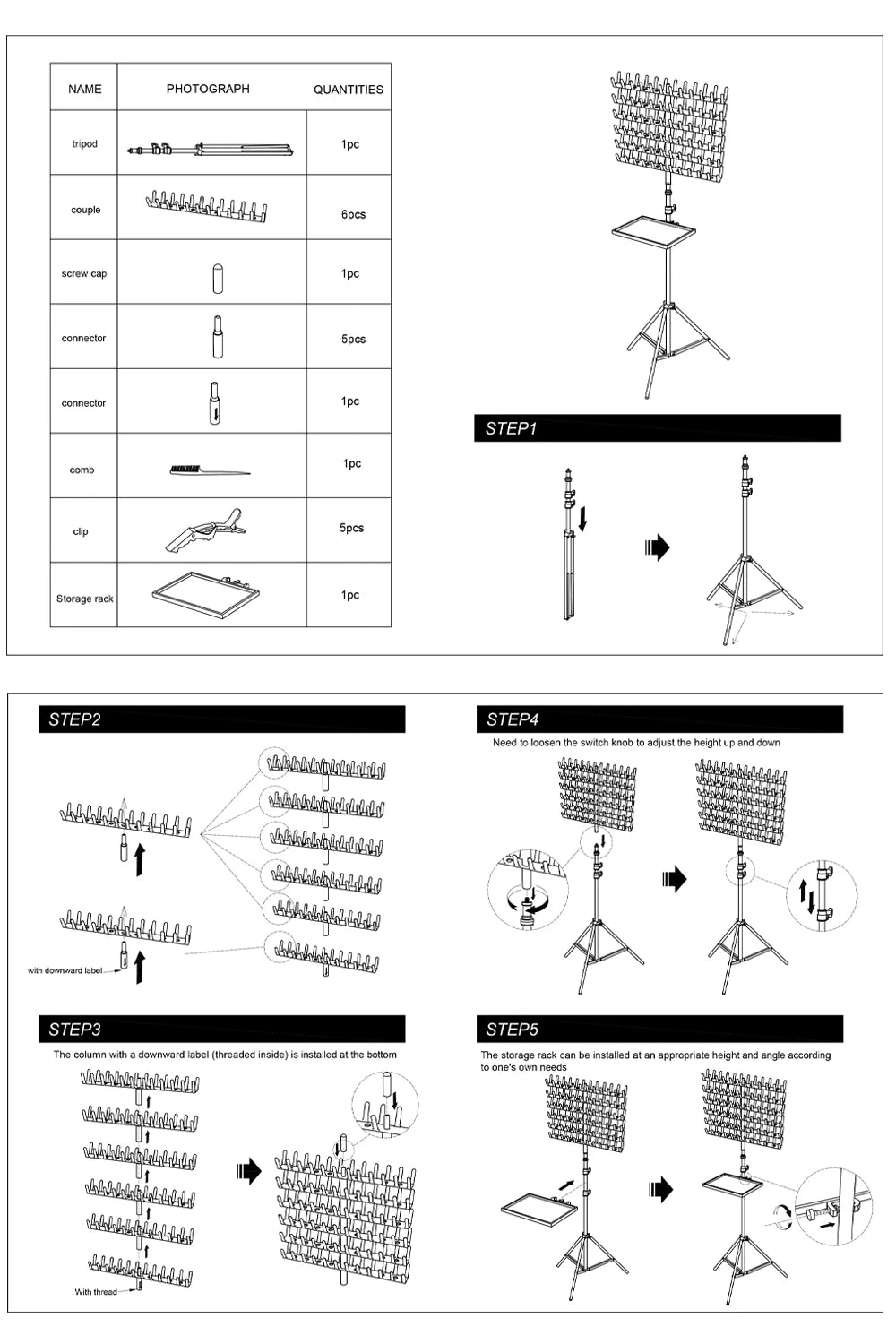 Wig Stand For Braiding Hair Faster Hair Braiding Rack With Tripod Stand Hair Braiding Kits Tools Hair Rack For Making Braiding
