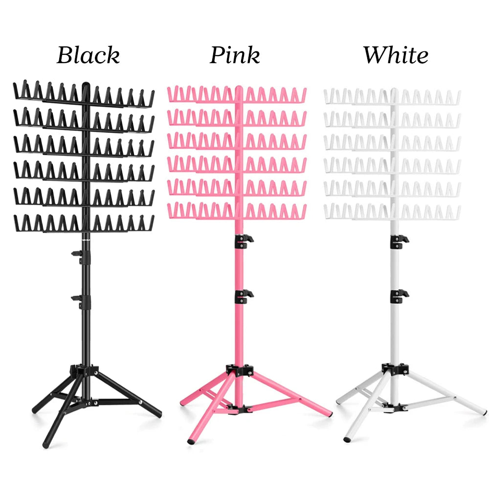 Wig Stand For Braiding Hair Faster Hair Braiding Rack With Tripod Stand Hair Braiding Kits Tools Hair Rack For Making Braiding
