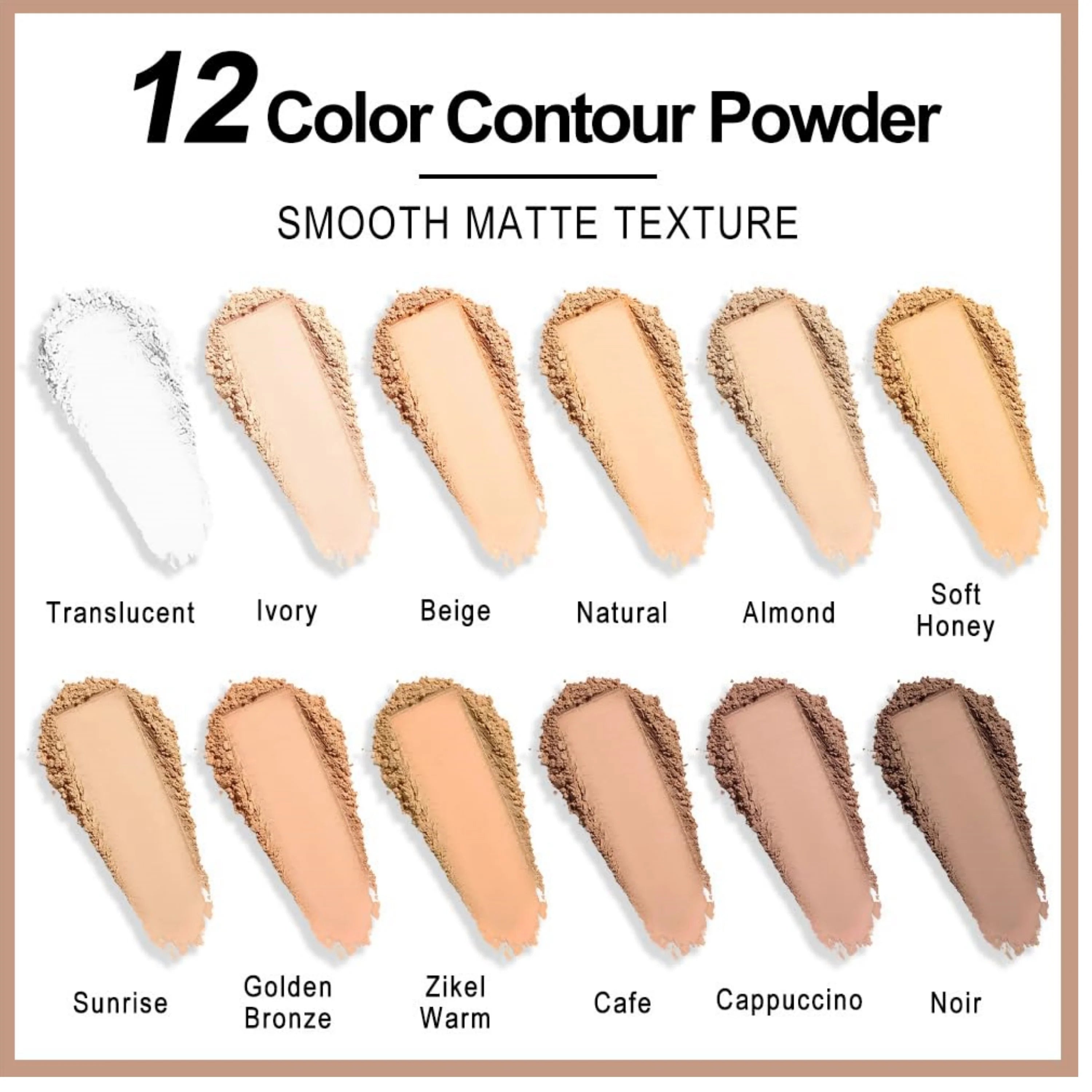 Contouring Makeup Palette for Beginners, 9 Colors Large Pro Contour Palette with Make Up Brush, Waterproof Long-Lasting Cosmetic