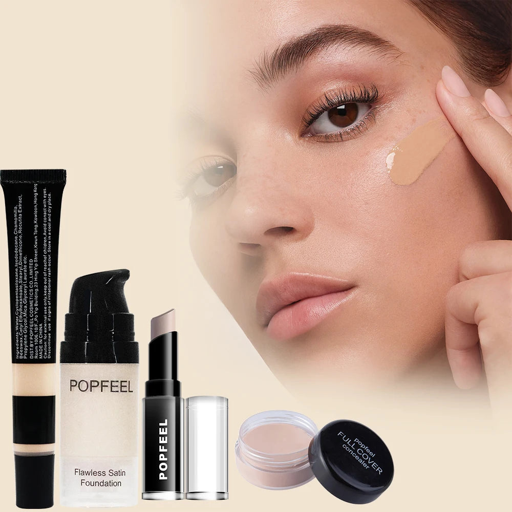 POPFEEL Complete Festival Makeup Set - Eid al-Adha Face Makeup Gift Set for Girls, Women, and Moms | Perfect Makeup Gift Set.