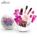 POPFEEL Surprise Makeup Ball Gift Set - Festive Cosmetic Bundle for Special Occasions, Perfect Birthday Surprise Makeup Sphere.