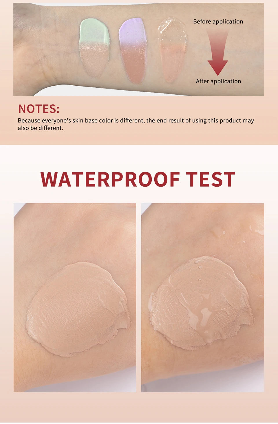 Moisturizing Correcting CC Cream Waterproof Anti-sweat Makeup Before Concealer Lasting Women Makeup Protect Skin erborian Make