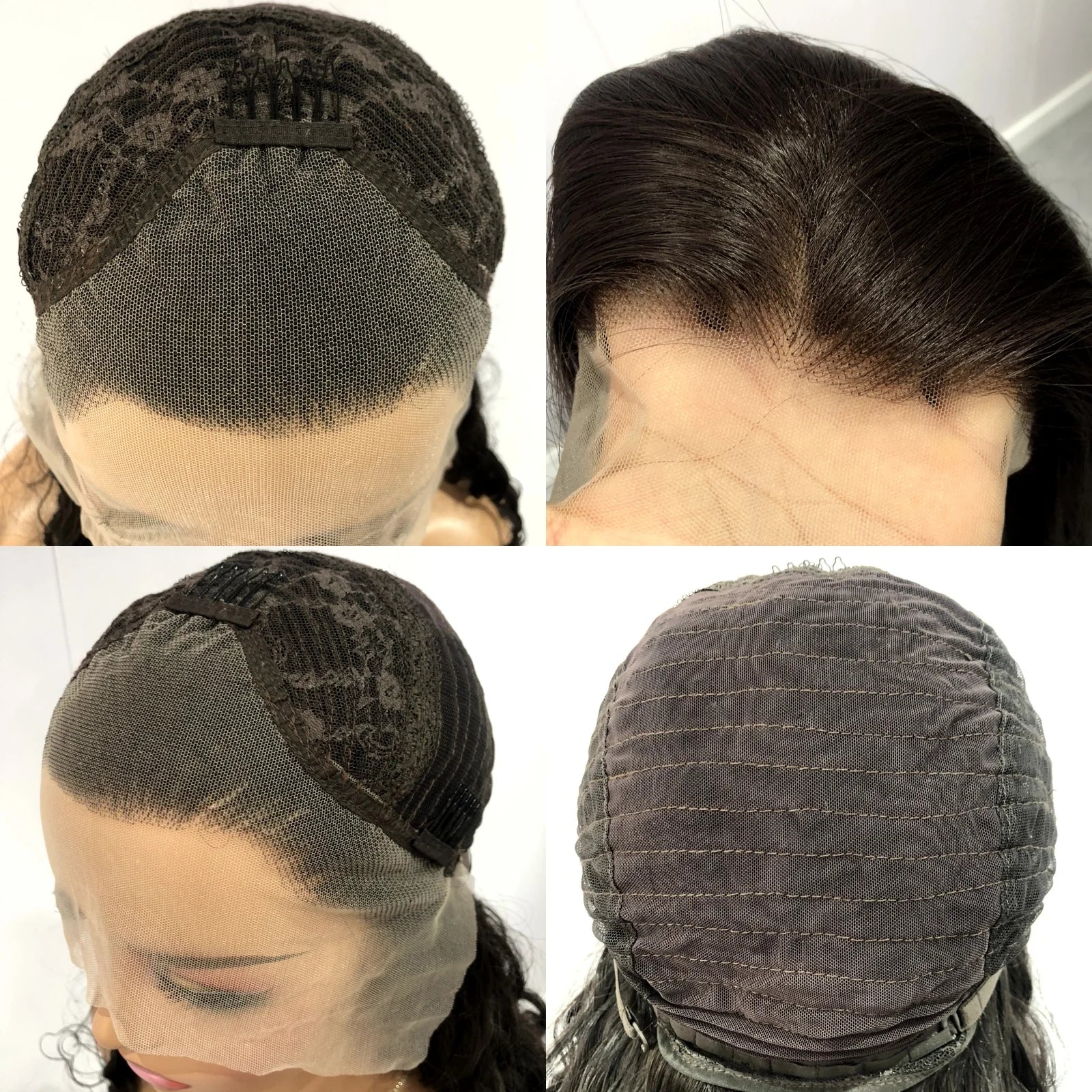 Chocolate Brown Loose Body Wave Synthetic Hair Free Part Dark Brown Brunette Long Wavy Natural Curly Lace Front Wigs for Women