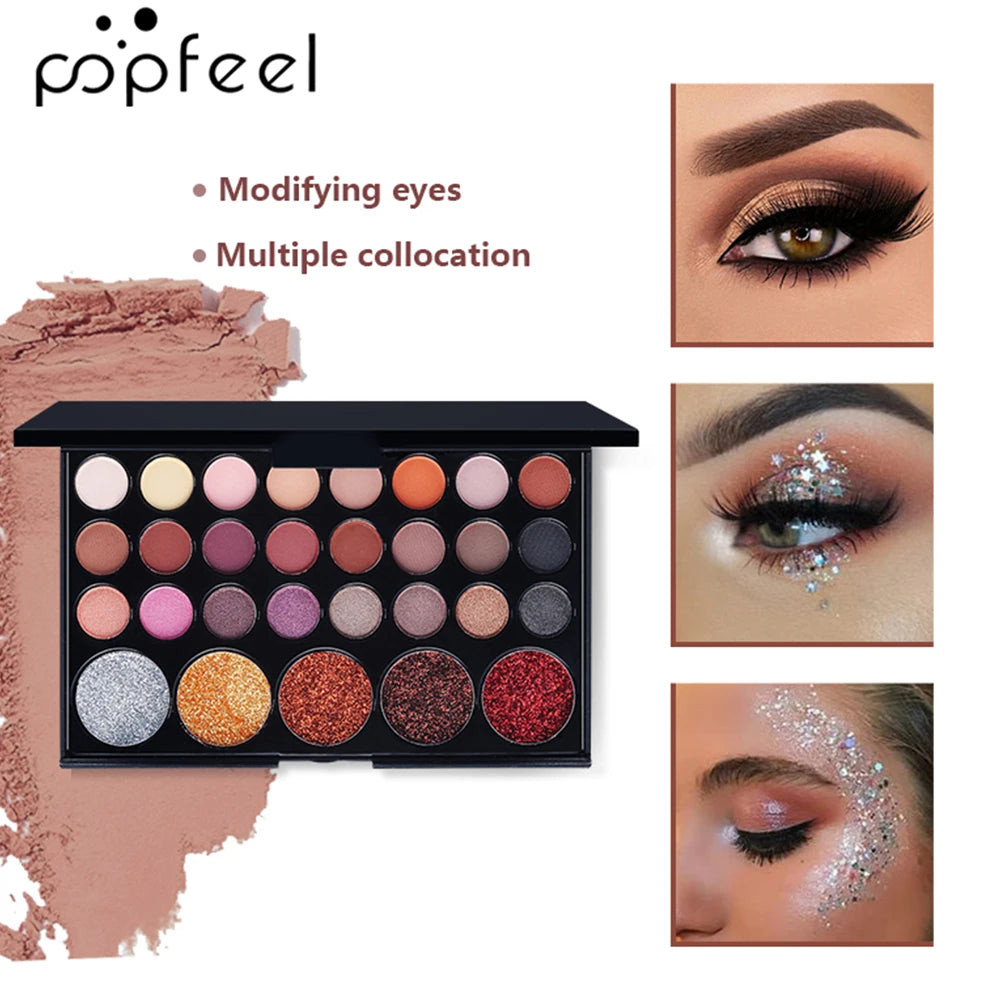 POPFEEL Complete Festival Makeup Set - Eid al-Adha Face Makeup Gift Set for Girls, Women, and Moms | Perfect Makeup Gift Set.