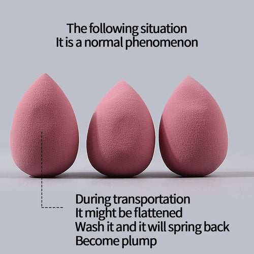 12-piece Makeup Tool Set Ultra-Soft  Puffs Beauty Sponges, Beauty Sponges. specially designed for foundation and concealer.