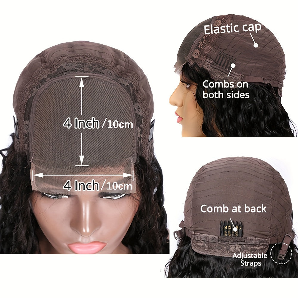 Highlight 4x4 Lace Front Wig Body Wave Human Hair Wigs For Women P4/27 Ombre Honey Blonde Body Wavy 4x4 Lace Closure Human Hair Wig 150%